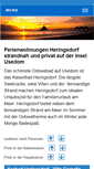 Mobile Screenshot of fewo-heringsdorf.de
